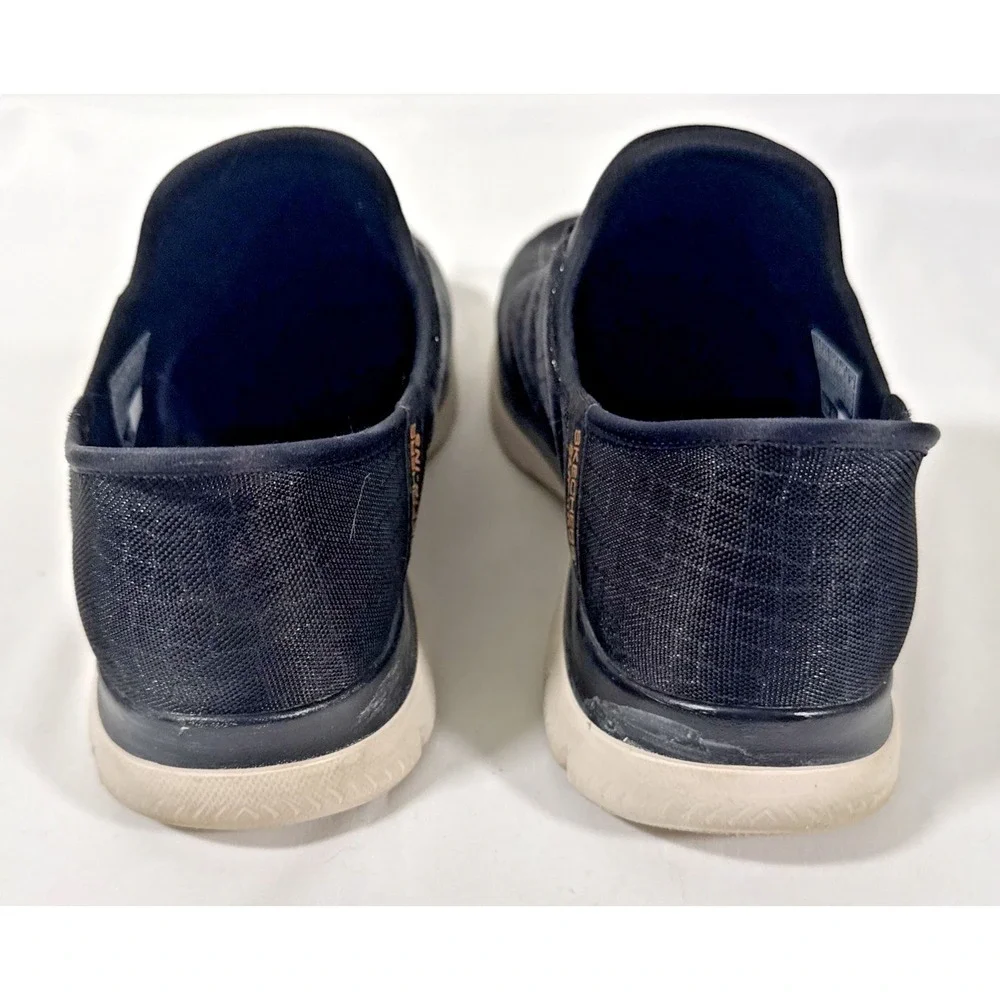 Skechers Slip-ins Ultra Flex 3.0 Womens 9.5 Black Rose Gold Sneakers 150128W